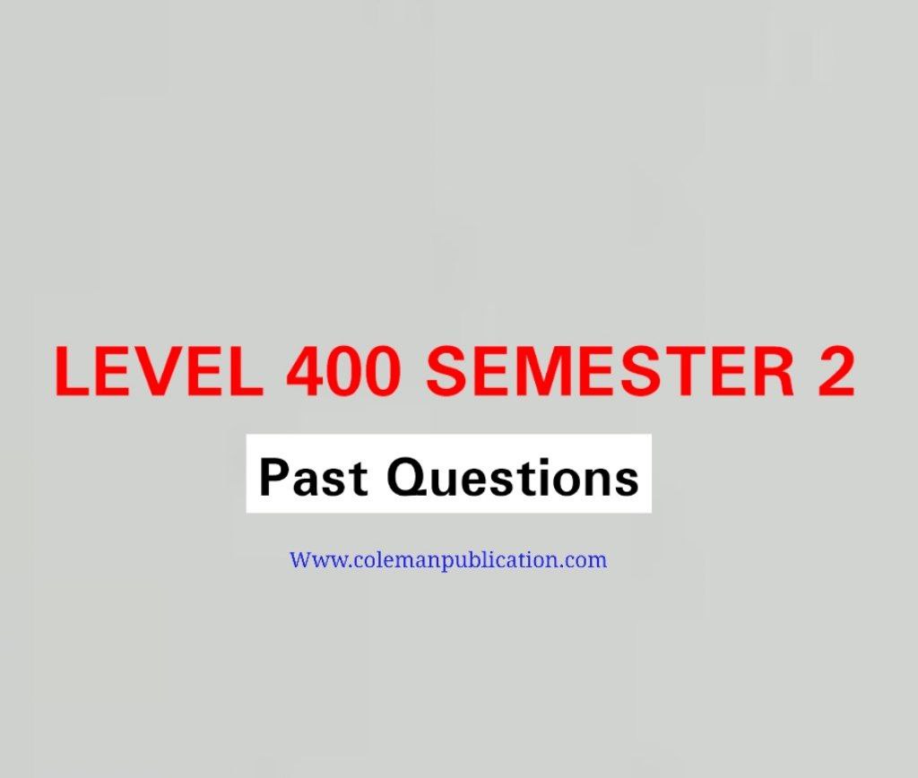 Level 400 Teacher Trainees' Second Semester Past Questions Now Available for Access